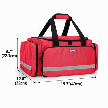 Erste Hilfe Tasche mit Trennwänden & Rutschfestem Boden Rot