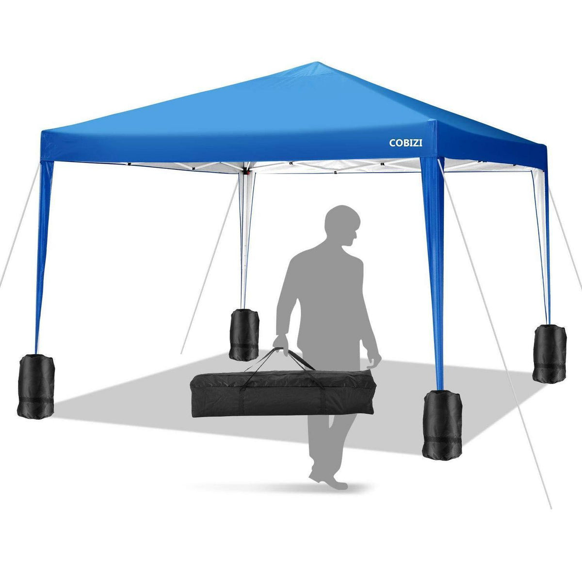 Faltpavillon 3x3m – Blau, Vielseitig & Wasserabweisend