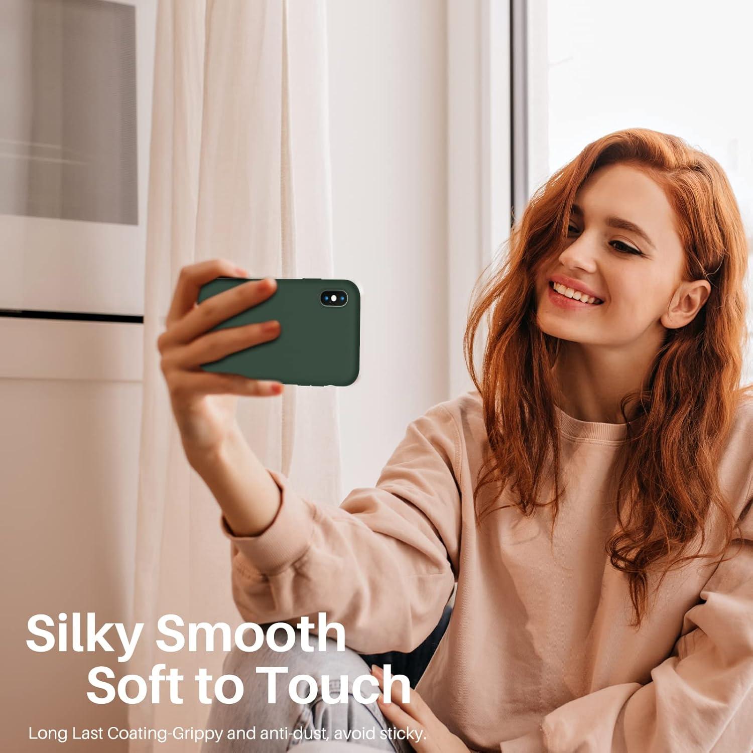 iPhone XS/X Silikon Case Ultra Dünn Flüssig Handyhülle Schutz