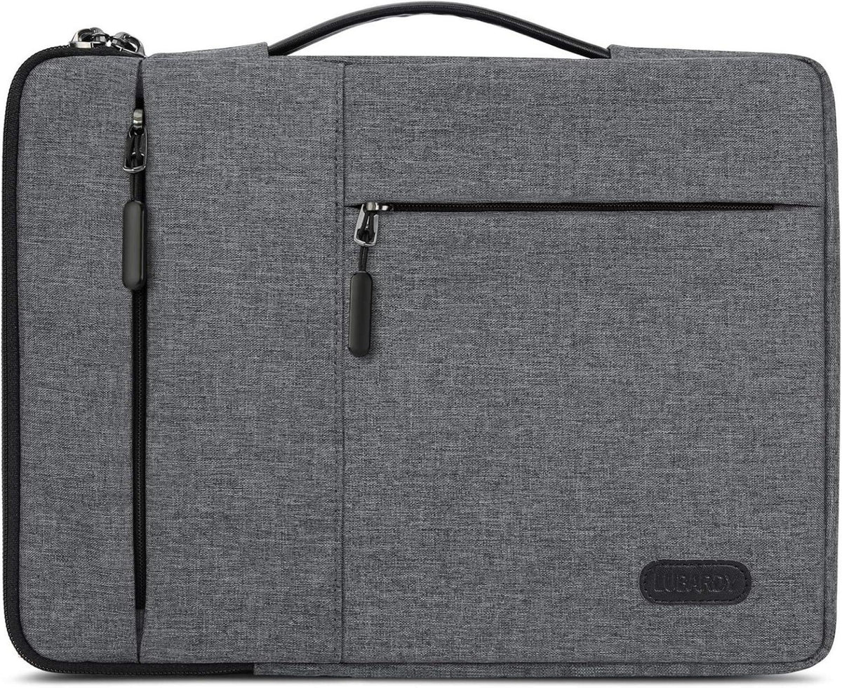 Laptophülle 13-14 Zoll stoßfest wasserdicht Nylon Schwarz