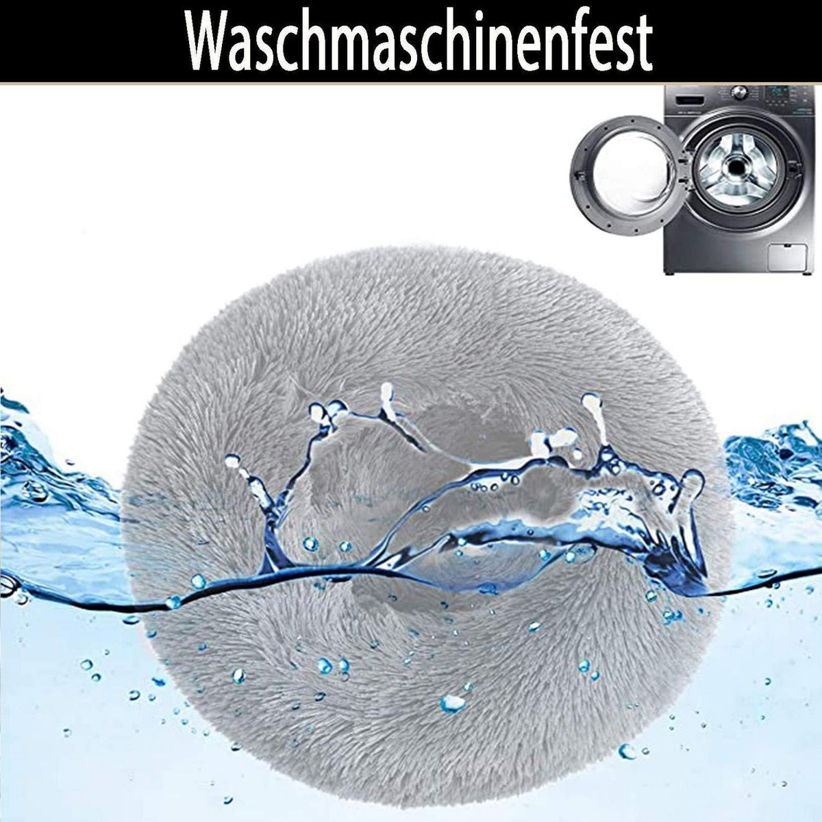 XXL Kuscheliges Hundebett Donut – Orthopädisch & Waschbar