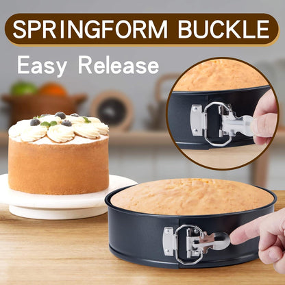 Springform Set Ø11/18/23/26cm Profi-Kuchenform Karbonstahl