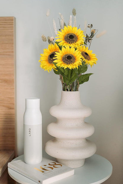 Künstliche Sonnenblumen Groß Gelb Seidenblumen Hochzeit Party 3 Stk