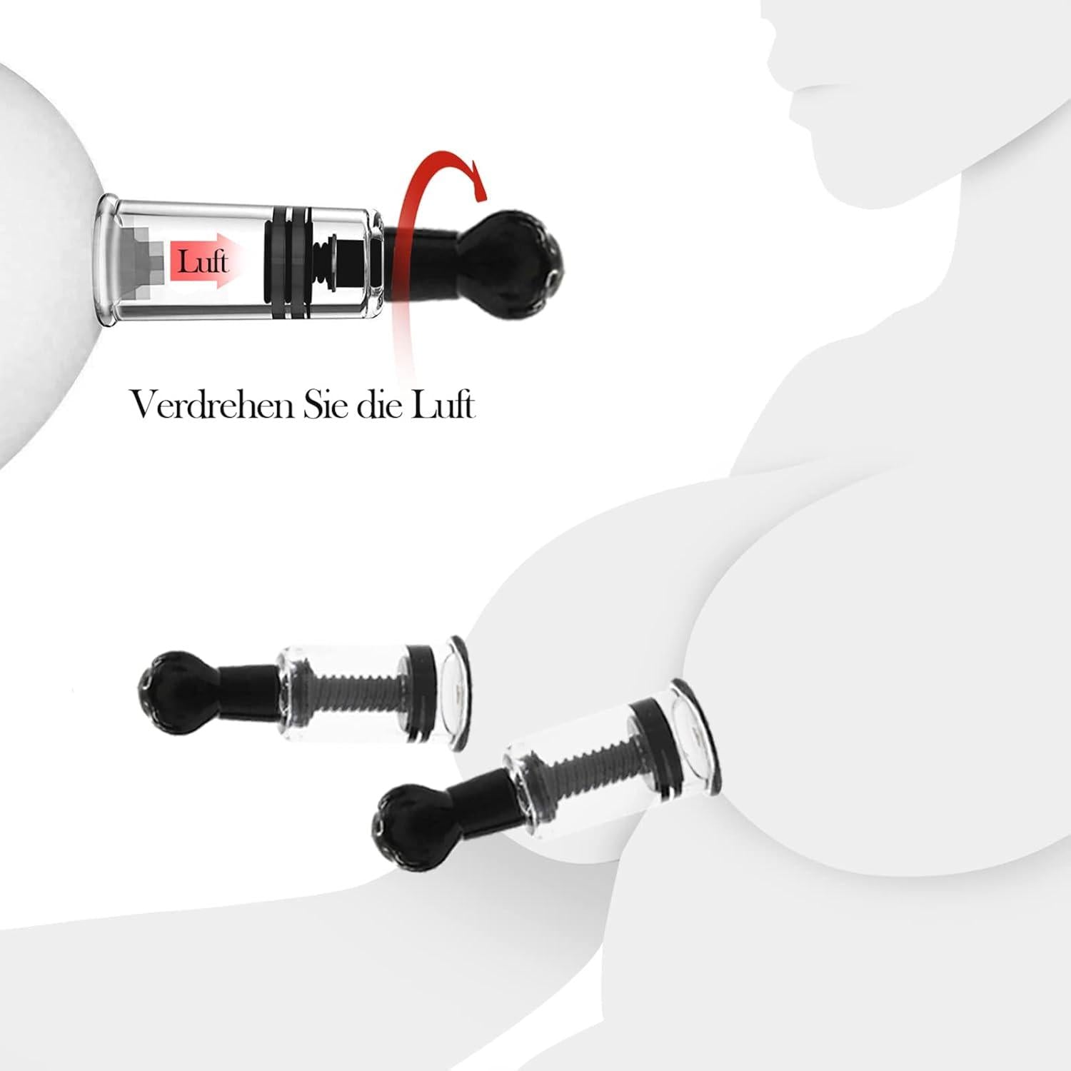 Nippelsauger Magnetische Nippelklemmen Frauen Paare