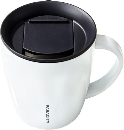Thermobecher 350ml Edelstahl Isolierte Kaffeetasse mit Henkel