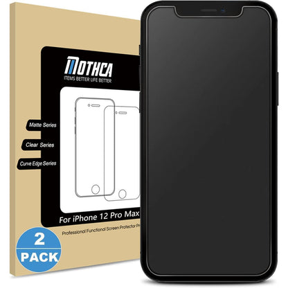Mothca Panzer Matte Glas iPhone 12 Pro Max 6,7 Inch 2 Stück