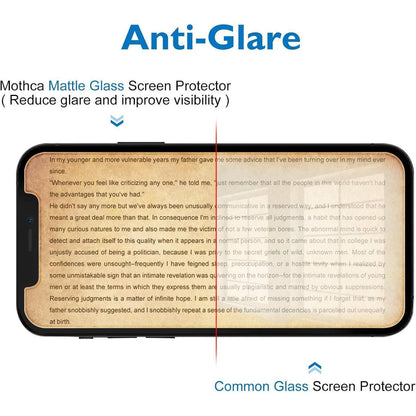 Mothca Panzer Matte Glas iPhone 12 Pro Max 6,7 Inch 2 Stück