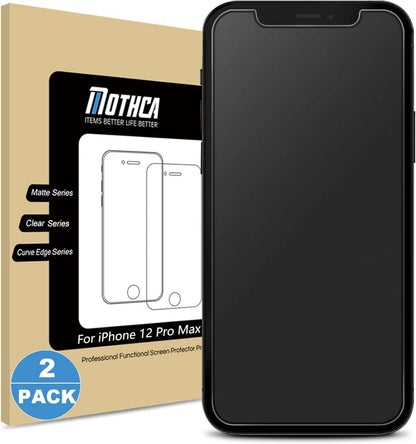 2er Pack Panzer Matt Glas Displayfolie iPhone 12 Pro Max 6,7 Zoll