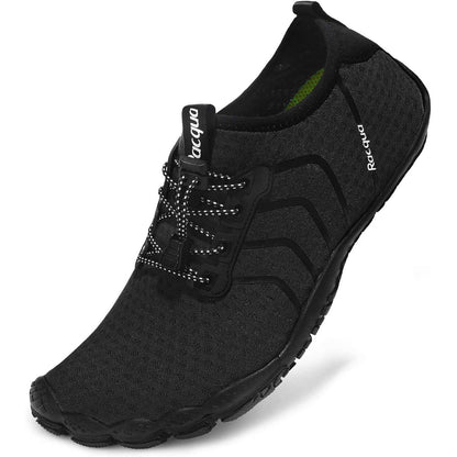 Aqua Schuhe Herren Damen Barfuß Wasserschuhe Schnelltrocknend Schwarz