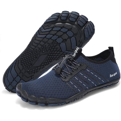 Aqua Schuhe Herren Damen Blau Schnelltrocknend Barfußgefühl