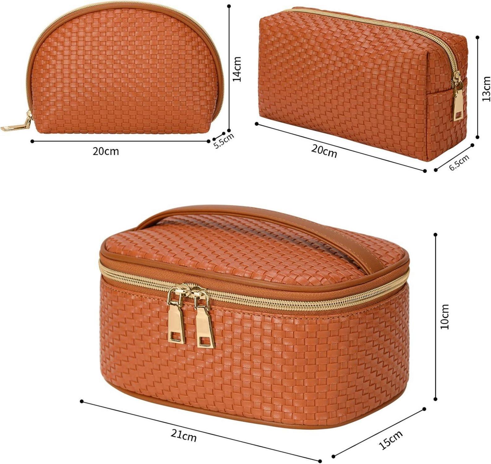 3er Set Make Up Taschen Kulturtaschen Damen Kosmetiktasche wasserdicht
