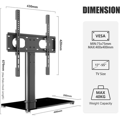 Universal TV Ständer 17-55 Zoll LCD LED Fernseher 40KG