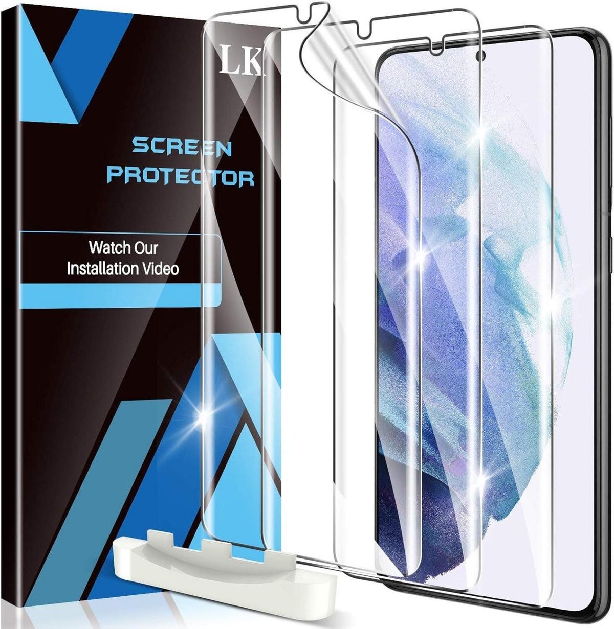 Displayschutzfolie Samsung Galaxy S21 Plus Weich TPU Klar HD 3 Stück