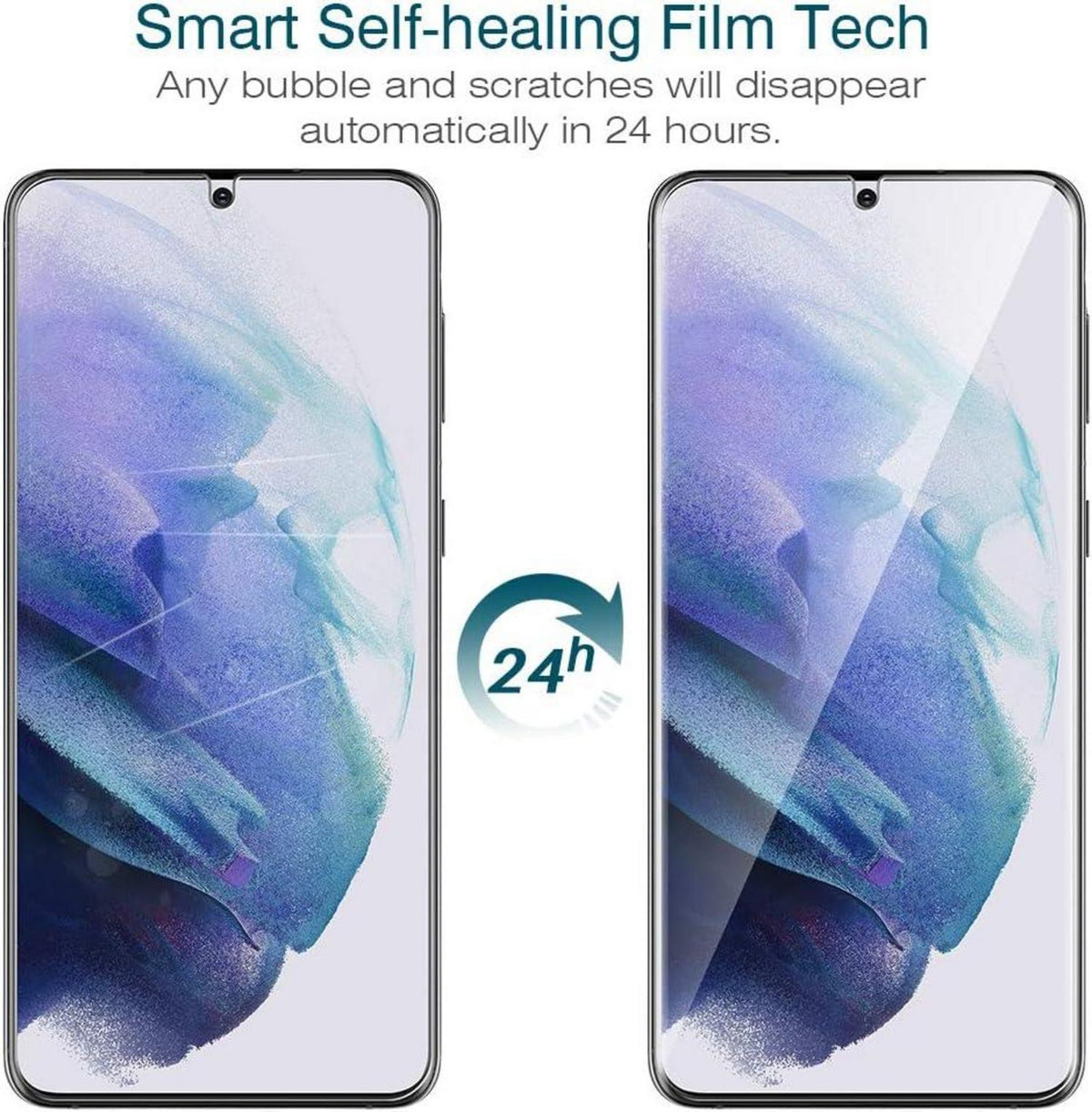 Displayschutzfolie Samsung Galaxy S21 Plus Weich TPU Klar HD 3 Stück