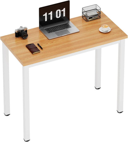 Kleiner Computertisch 80x40 cm Metallrahmen Bürotisch Home Office