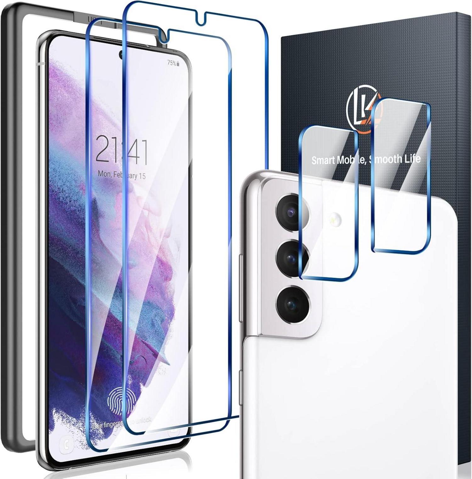 Schutzfolie 4er Set für Samsung Galaxy S21 Plus 9H Glasfolie Härtung