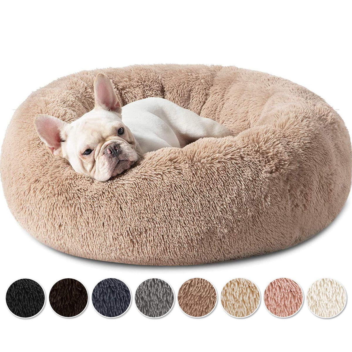 Rundes Hundebett Donut – Weiches Kissen für Hunde & Katzen
