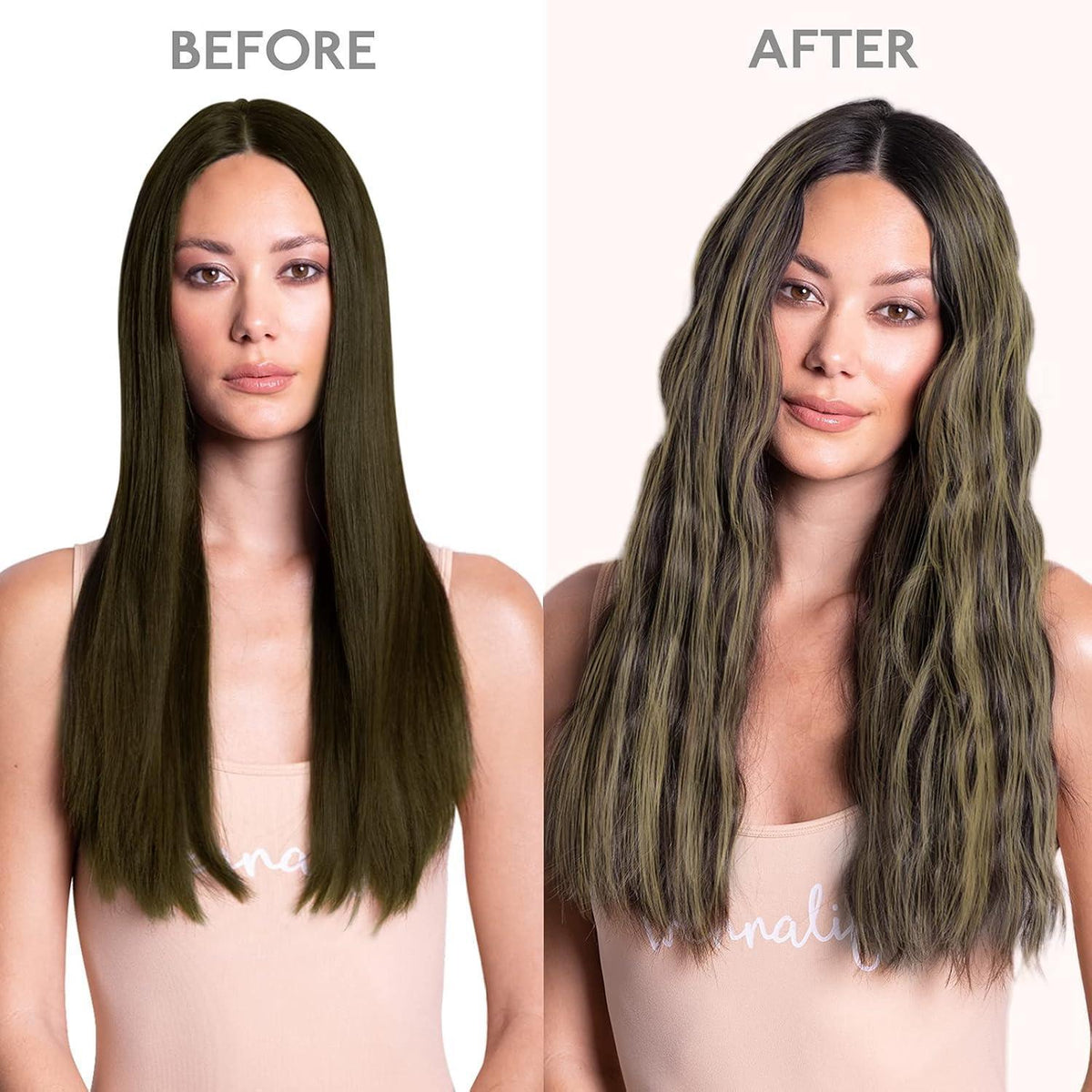 Echthaar Clip-Ins Balayage Schwarz-Blond 60cm