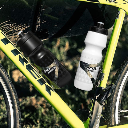 Fahrrad Trinkflasche 750ml BPA frei Auslaufsicher Sport Gym Bottle