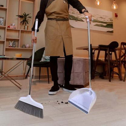 Vertikales Langstiel Besen Kehrschaufel Set langlebig für Haushalt