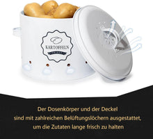 SYLANDO Aufbewahrung Kartoffeln Set Metall