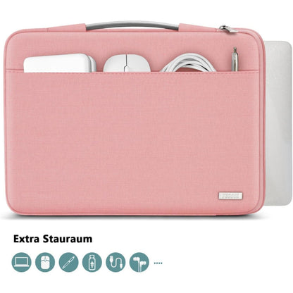 14 Zoll Laptoptasche mit stoßfestem Schutz, Rosa