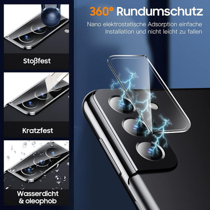UniqueMe Schutzfolie für Samsung Galaxy S21 - 5 Stück, 9H Härte, HD Displayschutz