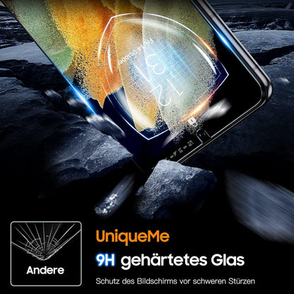 Panzer Schutzfolie Samsung Galaxy S21 5G, 9H Härte, Kameraschutz
