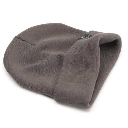 Strickmütze Unisex Weich Warm Braun Einheitsgröße