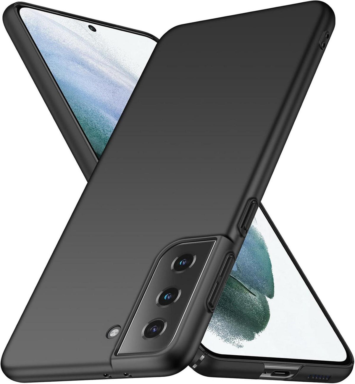 Samsung S21 5G Hülle - Dünn Schlank Anti-Scratch MattSchwarz