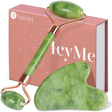 Gua Sha Jade Roller Set Gesichtsmassage Skincare Set