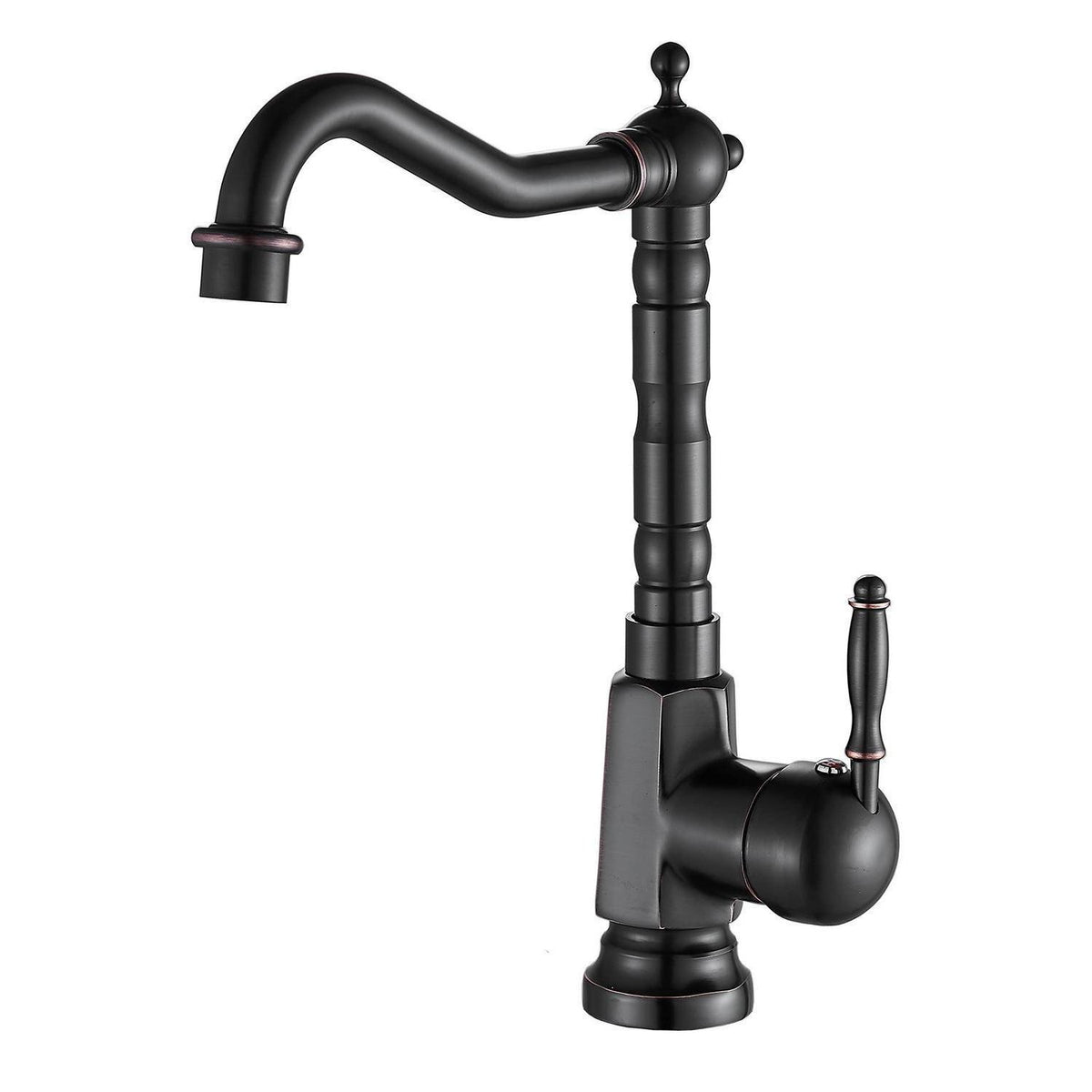 Ölgeriebene Küchenarmatur Bronze, Einhebel-Wasserhahn
