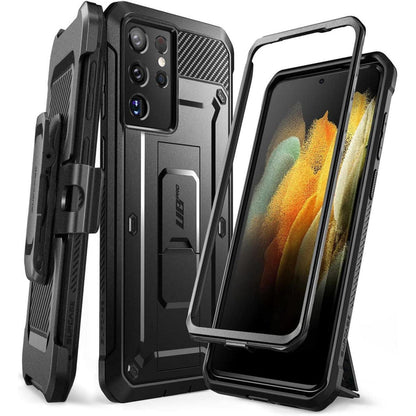 Schutzhülle mit Ständer & Gürtelclip für Samsung Galaxy S21 Ultra 5G