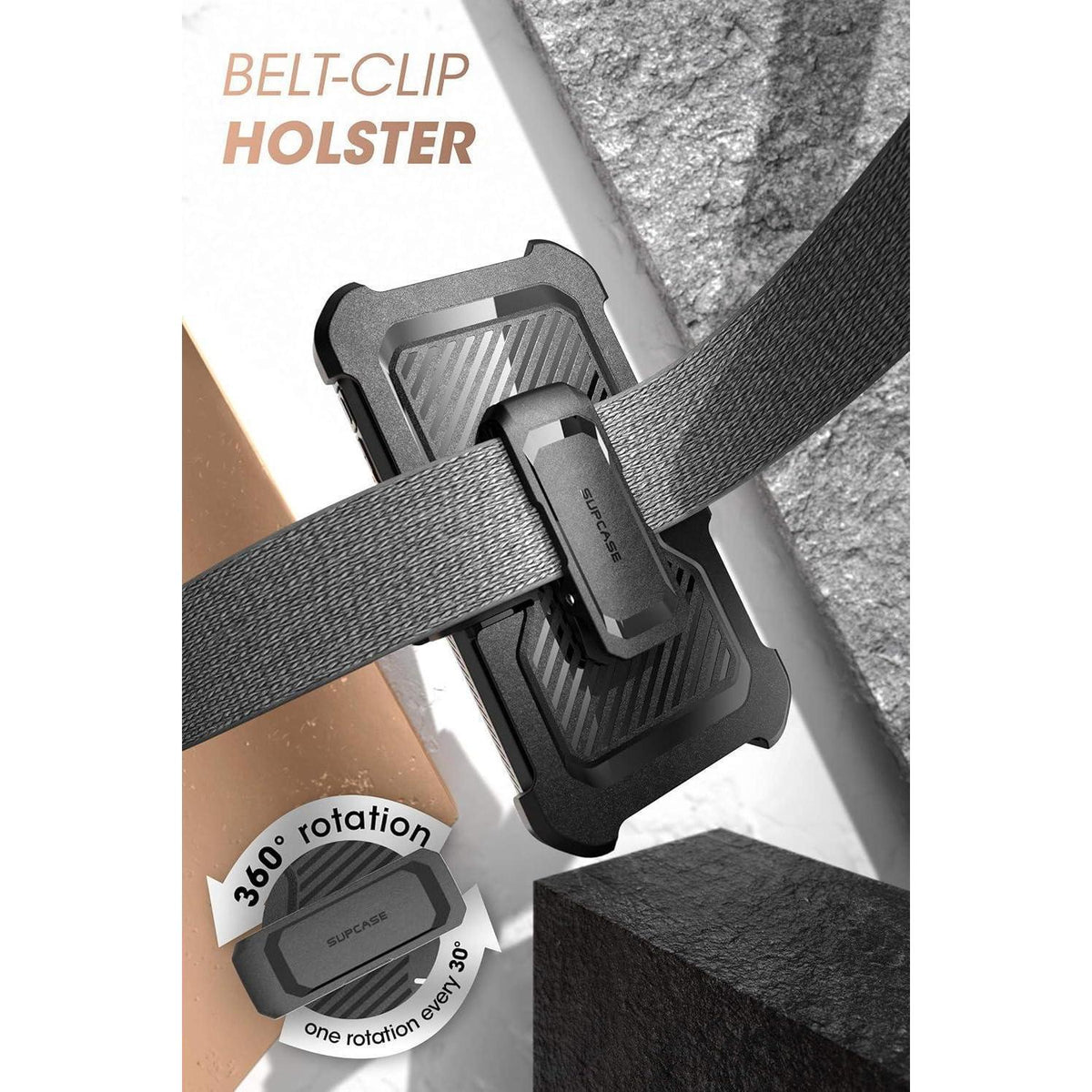 Schutzhülle mit Ständer & Gürtelclip für Samsung Galaxy S21 Ultra 5G