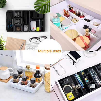 8er Set Schubladen Organizer Aufbewahrungsbox Make-up Bad Küche