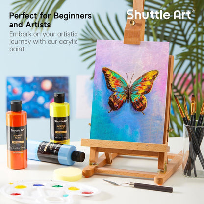 Shuttle Art Acrylfarben Set, 18 Farben (je