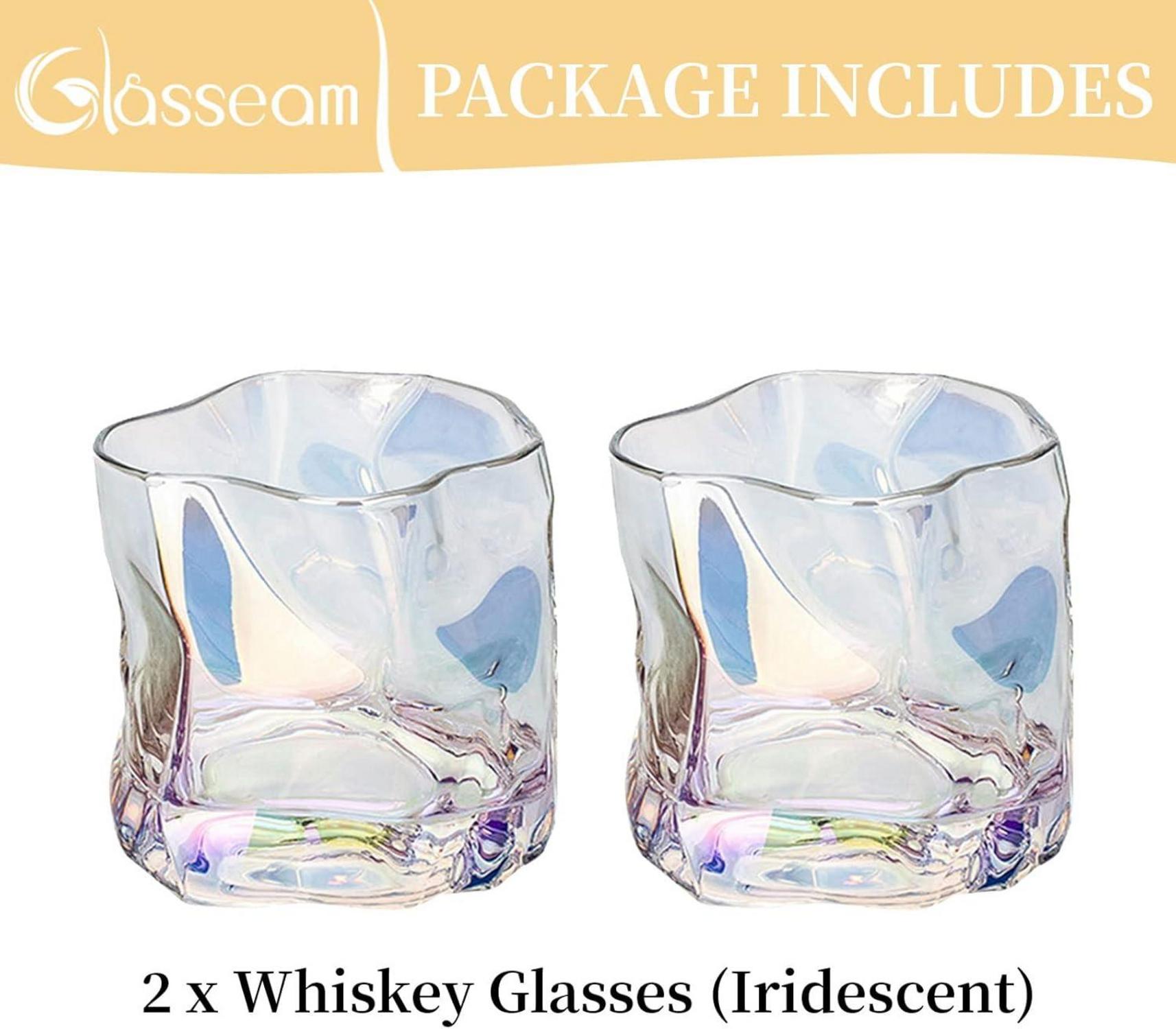 Whiskey Gläser Set Whisky Glas 2 Stück Tumbler Männer Scotch Bourbon