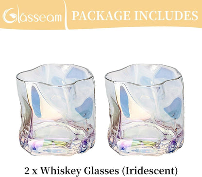 Whiskey Gläser Set Whisky Glas 2 Stück Tumbler Männer Scotch Bourbon