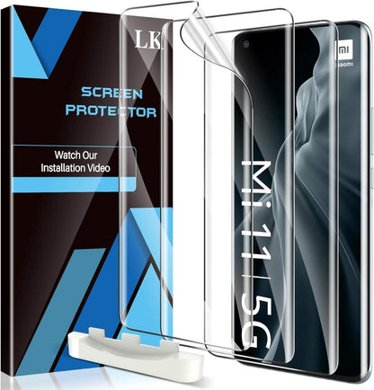 Displayschutz Xiaomi Mi 11 Pro 3 Stück TPU HD klar weich transparent