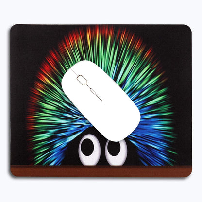 AOKSUNOVA Mauspad Klein Cute Design 24x20cm Lustig Bunt Igel Mouse Pad