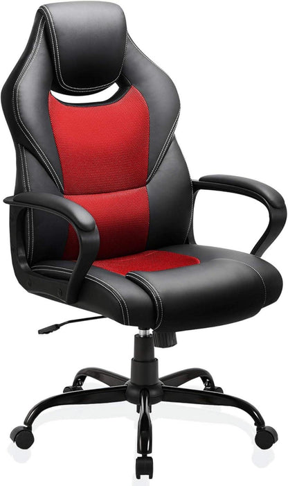 Bürostuhl Racing Gaming Schreibtischstuhl Ergonomisch Rot