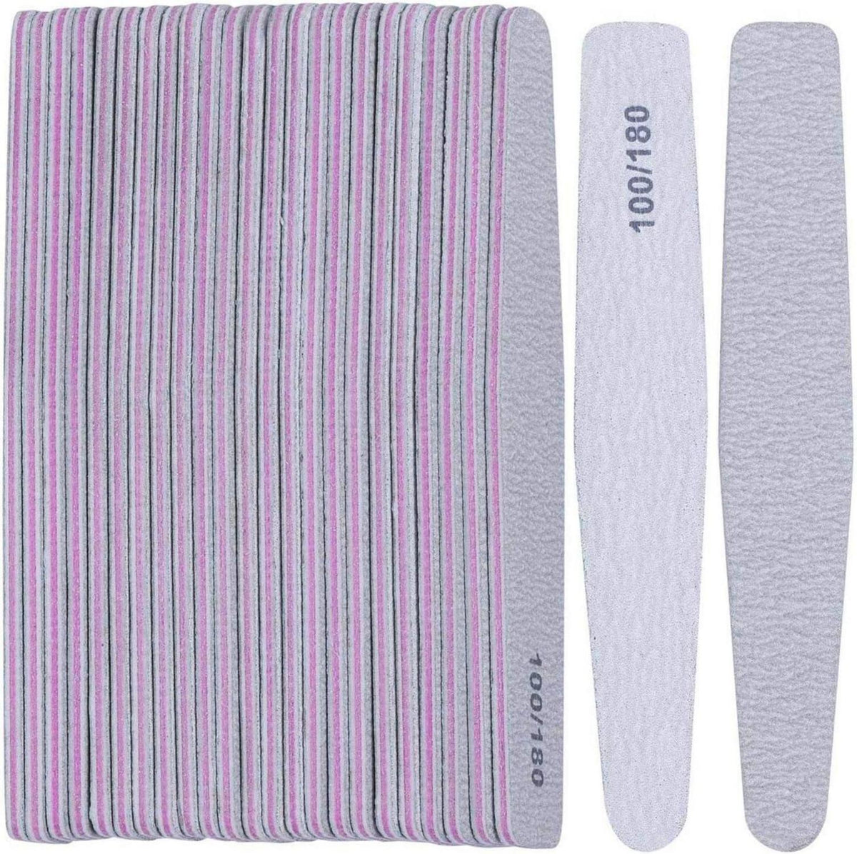Nagelfeilen 25 Stück 100/180 Körnung für Gelnägel