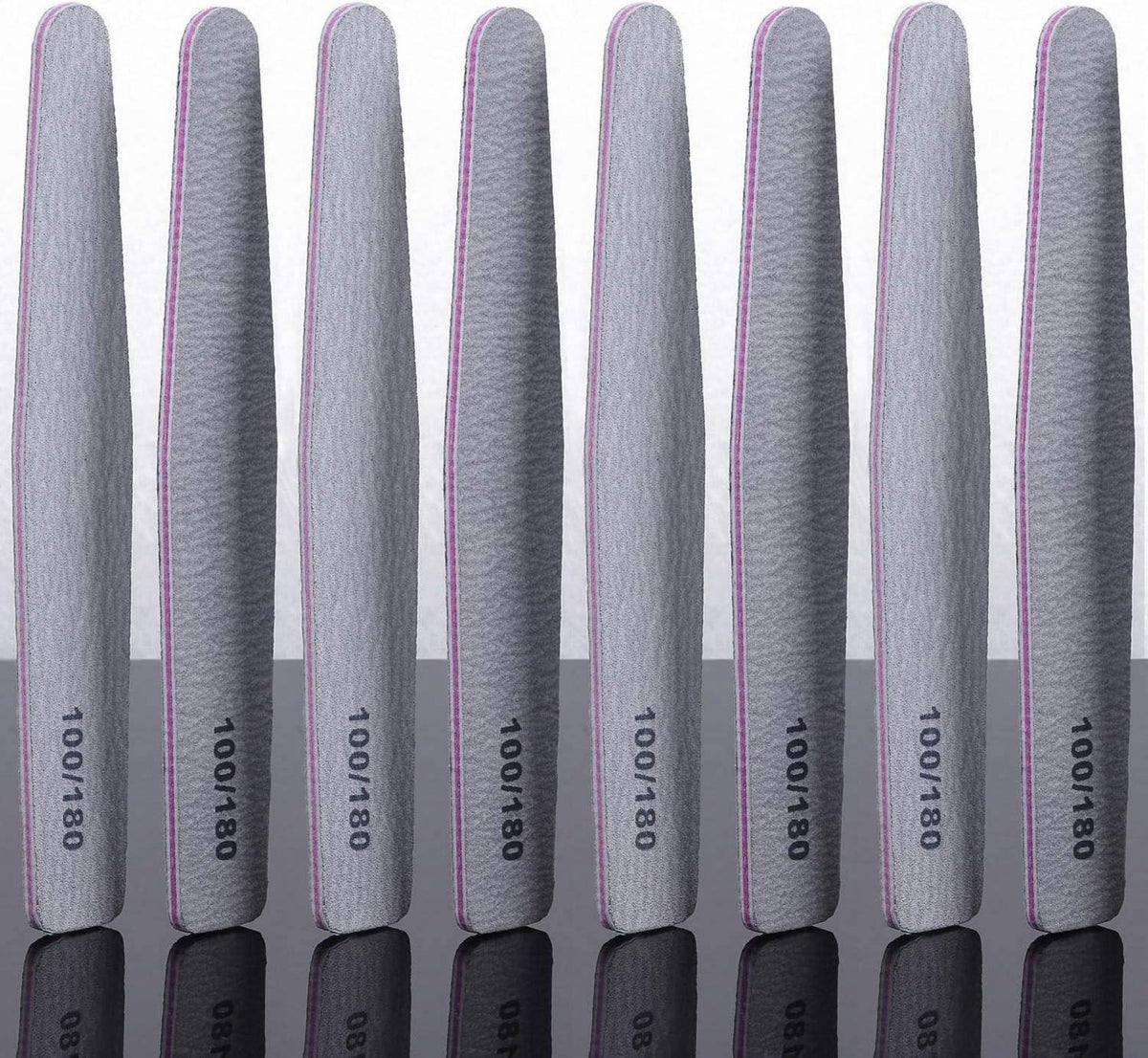 25er Pack Nagelfeilen 100/180 Körnung für Gelnägel Maniküre Pediküre