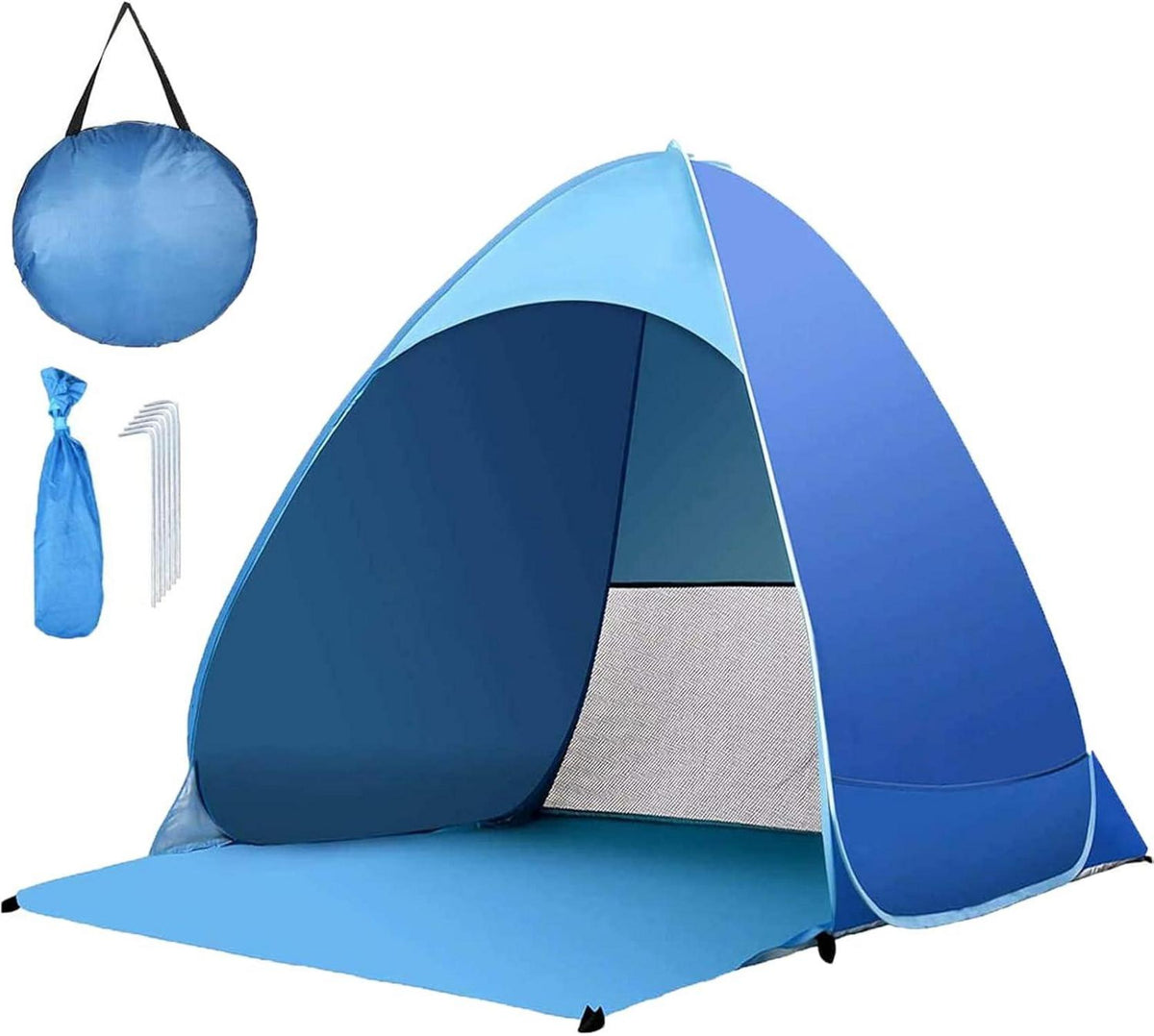 Strandmuschel Pop Up Automatisches Strandzelt für 2-3 Personen