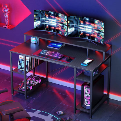 Großer Computertisch mit 4