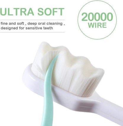 Extra weiche Micro-Nano Zahnbürste 20.000 Borsten 6er Set