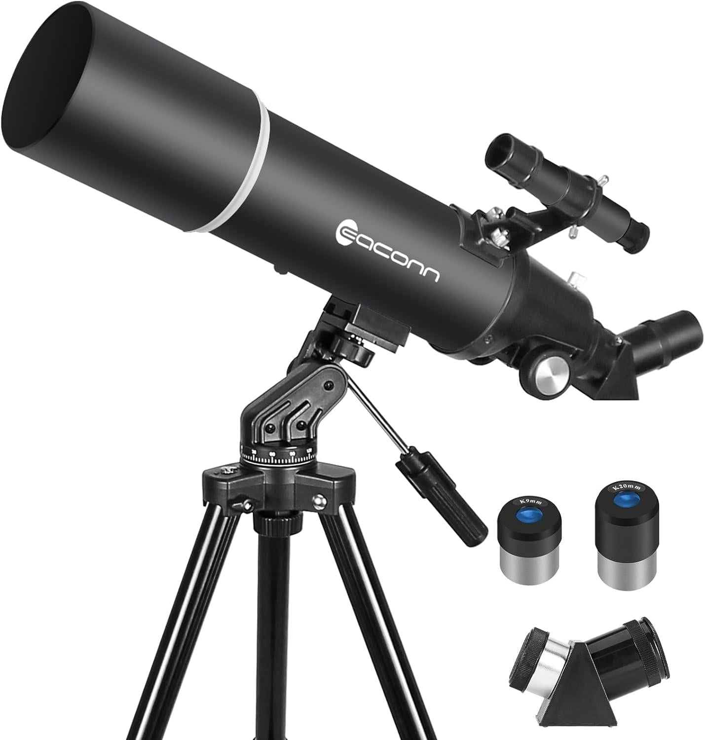 Teleskop Astronomie 80mm Aperture 600mm Refraktor für Kinder und Erwachsene