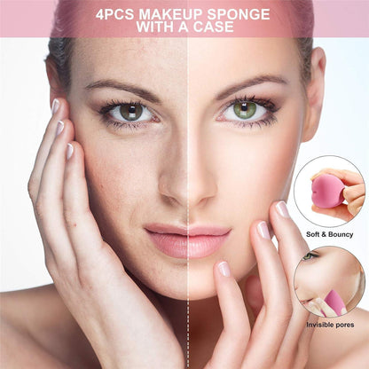 Make-up Schwamm Set 4 Stück Beauty Blender Foundation