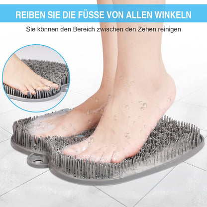 Fußwäscher mit Saugnäpfen, Massage Pad, 28x28 cm