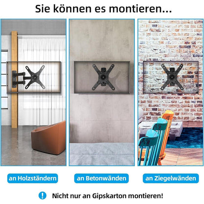 Schwenkbare TV Wandhalterung für 17-42 Zoll TVs | Max 20kg